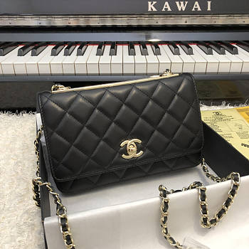 Chanel Trendy CC WOC Black A80982 19cm