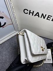 Chanel Trendy CC WOC White A80982 19cm - 6