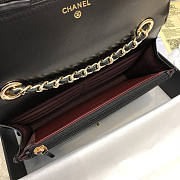 Chanel Chervon Trendy CC WOC Black A80982 19cm - 4