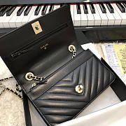 Chanel Chervon Trendy CC WOC Black A80982 19cm - 2