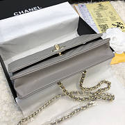 Chanel Chervon Trendy CC WOC Grey A80982 19cm - 4