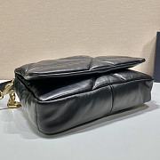 Prada Padded Nappa Shoulder Bag Leather Black 1BD306 31x19x8.5cm - 5