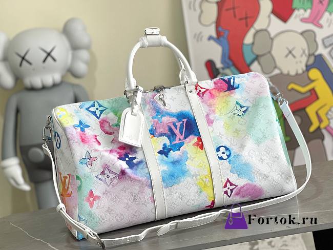 Louis Vuitton Bandoulière 50 Multicolor Print M45758 50x29x23cm - 1