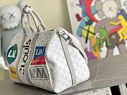 Louis Vuitton Bandoulière 50 Logo Story White M44643 50x29x23cm - 2