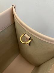 FENDI Medium Roma Sunshine Tote Leather Pale Pink 372M103 35cm - 5