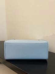 FENDI Medium Roma Sunshine Tote Leather Light Blue 372M103 35cm - 5