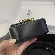 Triomphe leather mini bag Celine Black in Leather - 36676167