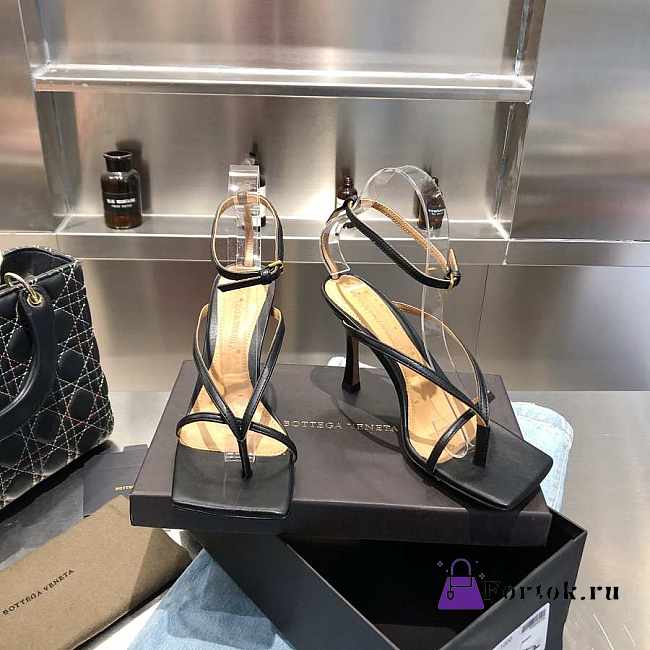 Bottega Veneta Stretch Black 9cm - 1