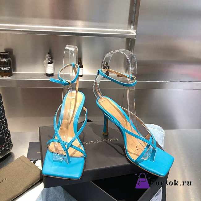 Bottega Veneta Stretch Blue 9cm - 1