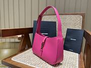 Ysl Le 5 À 7 Hobo Bag In Smooth Leather Pink 6572282 25x14x6cm - 6