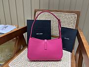 Ysl Le 5 À 7 Hobo Bag In Smooth Leather Pink 6572282 25x14x6cm - 4