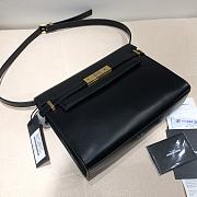 Ysl Manhattan Shoulder Bag In Box Black 5792710 29x20.5x7cm - 6
