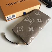 Louis Vuitton Zippy Wallet Bicolor Monogram Beige/Creme M69794 19x10cm - 4