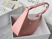 Givenchy Small Moon Cut Out Bag Leather Pink 25x7x12cm - 3