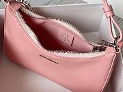 Givenchy Small Moon Cut Out Bag Leather Pink 25x7x12cm - 4