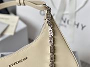 Givenchy Small Moon Cut Out Bag Leather Creme 25x7x12cm - 2