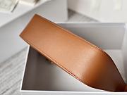 Givenchy Small Moon Cut Out Bag Leather Brown 25x7x12cm - 5