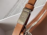 Givenchy Small Moon Cut Out Bag Leather Brown 25x7x12cm - 3