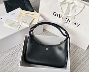 Givenchy Small Moon Cut Out Bag Leather Black 25x7x12cm - 2