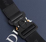 Dior Saddle Crossbody Bag Leather Black 1ADPO093 20x28.6x5cm - 3