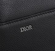 Dior Saddle Crossbody Bag Leather Black 1ADPO093 20x28.6x5cm - 2