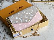 Louis Vuitton Felice Pochette Monogram Pink/Beige/Yellow M81359 21x12x3cm - 1