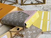 Louis Vuitton Felice Pochette Monogram Pink/Beige/Yellow M81359 21x12x3cm - 2