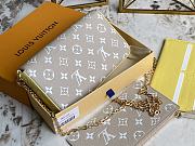 Louis Vuitton Felice Pochette Monogram Pink/Beige/Yellow M81359 21x12x3cm - 3