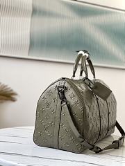 Louis Vuitton Keepall Bandouliere 50 Monogram Leather Khaki M57963 50x29x23cm - 2
