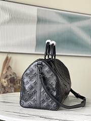 Louis Vuitton Keepall Bandouliere 50 Monogram Leather Black M44810 50x29x23cm - 3