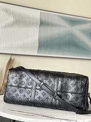 Louis Vuitton Keepall Bandouliere 50 Monogram Leather Black M44810 50x29x23cm - 2