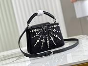 Louis Vuitton Capucines Mini Strassy Black 21x14x8cm - 1