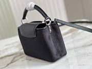 Louis Vuitton Capucines Mini Strassy Black 21x14x8cm - 5