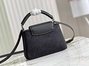 Louis Vuitton Capucines Mini Strassy Black 21x14x8cm - 4