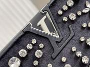 Louis Vuitton Capucines Mini Strassy Black 21x14x8cm - 2