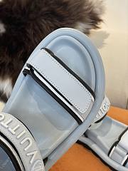 Louis Vuitton Pool Pillow Flat Comfort Sandal Blue 1A9OWP - 2