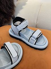 Louis Vuitton Pool Pillow Flat Comfort Sandal Blue 1A9OWP - 3