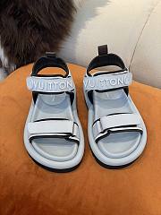 Louis Vuitton Pool Pillow Flat Comfort Sandal Blue 1A9OWP - 5