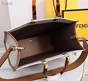 Fendi Medium Sunshine Shopper Bag White 8BH386 36x12x31cm - 4
