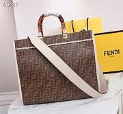 Fendi Medium Sunshine Shopper Bag Multicolor 8BH386 36x12x31cm - 4