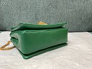 Valentino One Stud Nappa Bag With Chain Green 19x14x11cm - 4
