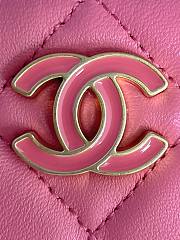 Chanel Clutch With Chain Lambskin Pink AP2635 11x15.5x4.5cm - 2