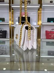 Chanel Clutch With Chain Lambskin White AP2635 11x15.5x4.5cm - 5