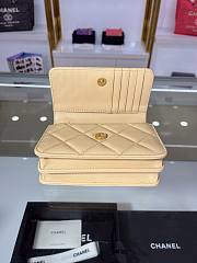 Chanel Clutch With Chain Lambskin Beige AP2635 11x15.5x4.5cm - 5
