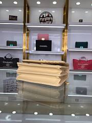 Chanel Clutch With Chain Lambskin Beige AP2635 11x15.5x4.5cm - 3