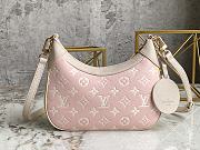 Louis Vuitton Bagatelle Bicolor Beige/Pink/Yellow M46113 22x14x9cm