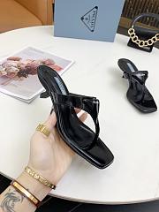 Prada High Heeled Thong Sandals Black 1Y630M - 2