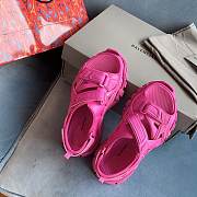 Balenciaga Neoprene Track Sandals Pink 61754 - 6