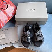Balenciaga Neoprene Track Sandals Black 61754 - 6