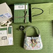 Gucci Tiger Jackie 1961 Small Shoulder Bag White 636709 28x19x4.5cm - 2